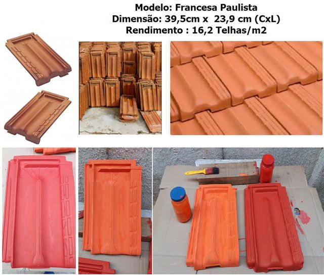 TELHAS FRANCESAS 1500 UNIDADES