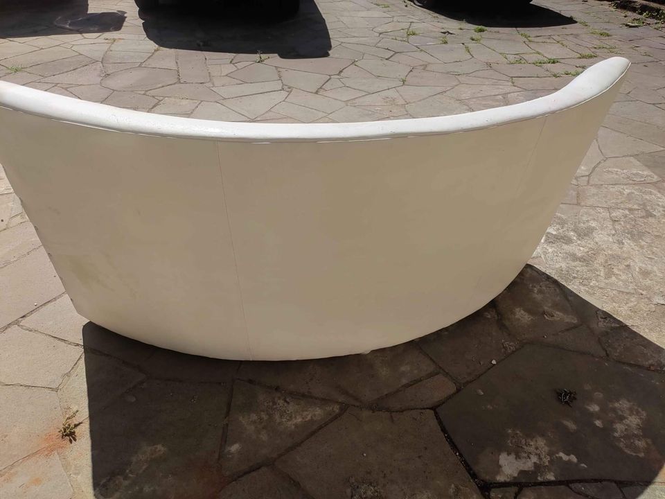 Sofa de canto em curva
