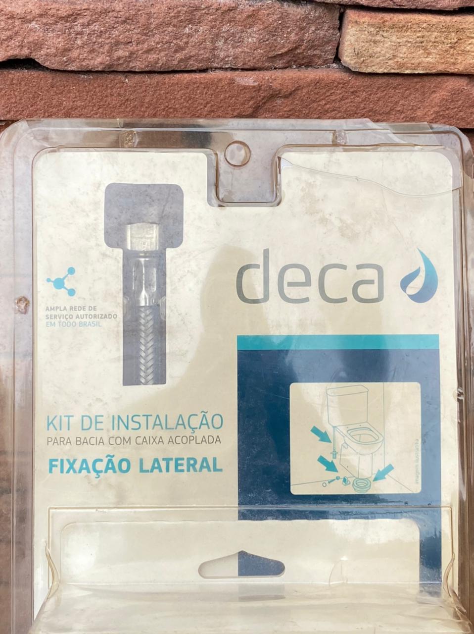 Kit de instalação para bacia com caixa acoplada Deca