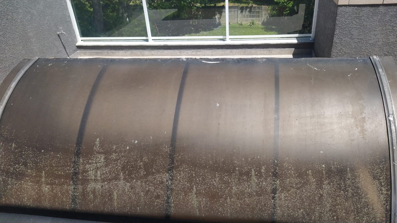 toldo em Policarbonato e Aluminio