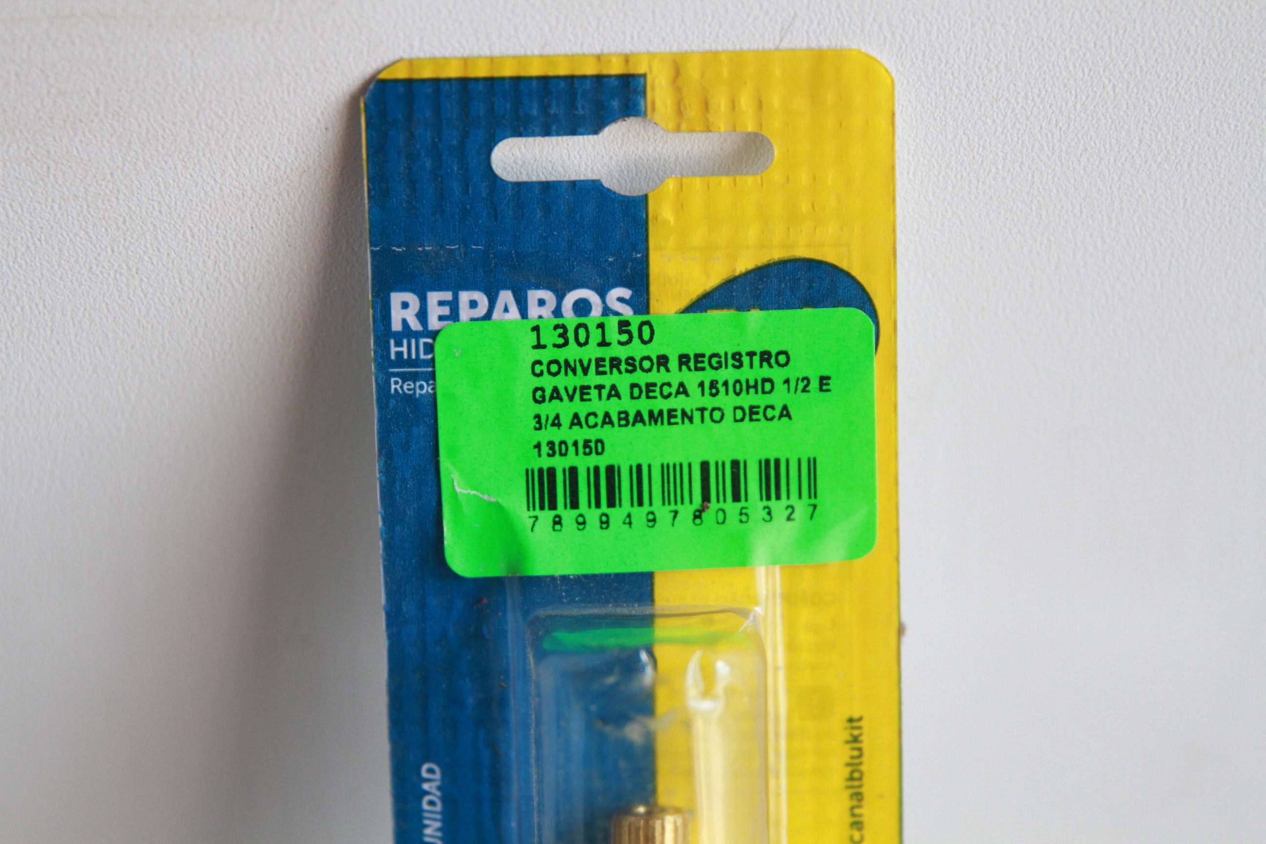 Conversores registro gaveta diversos 1/2 - 3/4 BLUKIT  (09 UNIDADES)