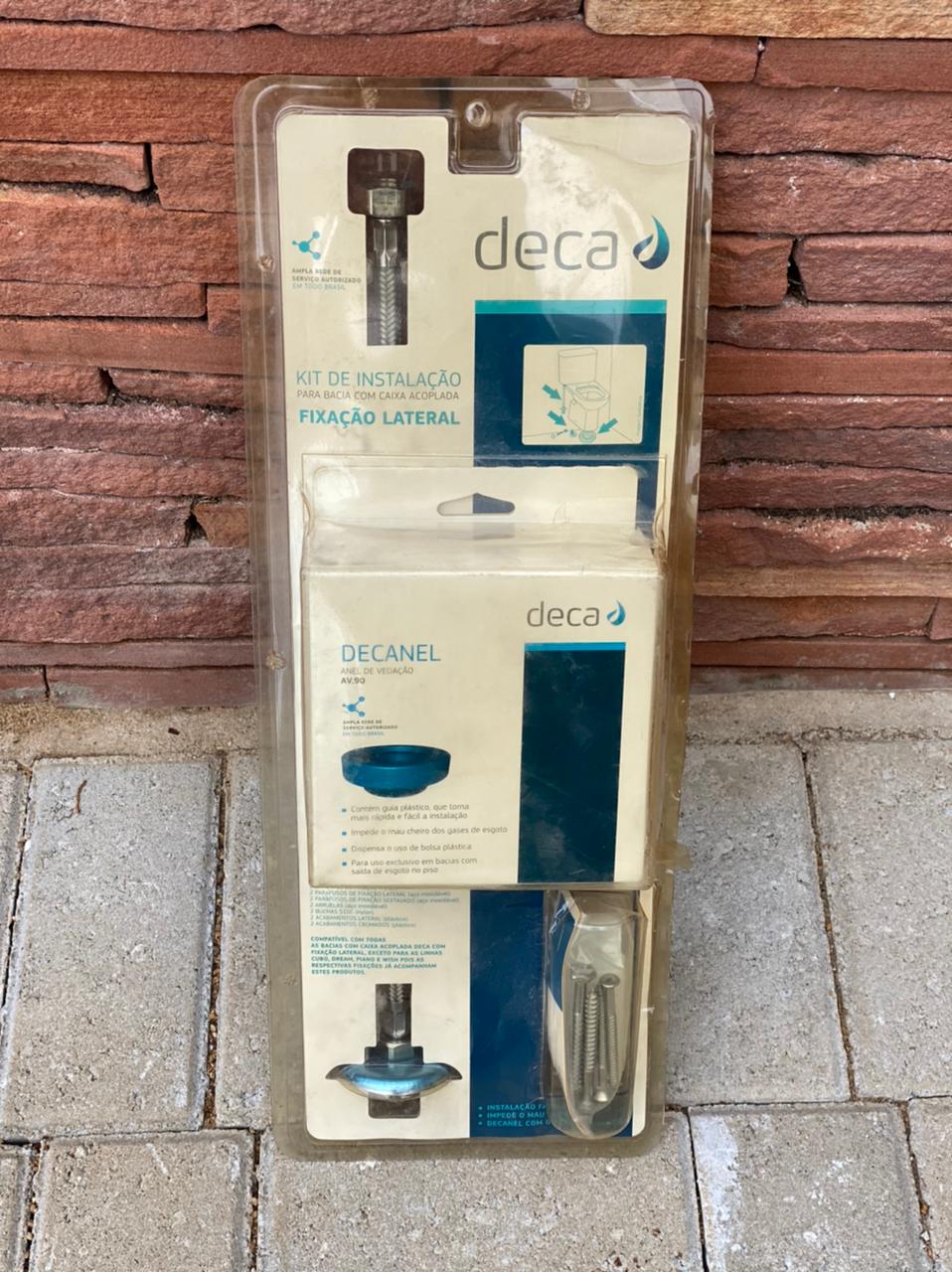 Kit de instalação para bacia com caixa acoplada Deca