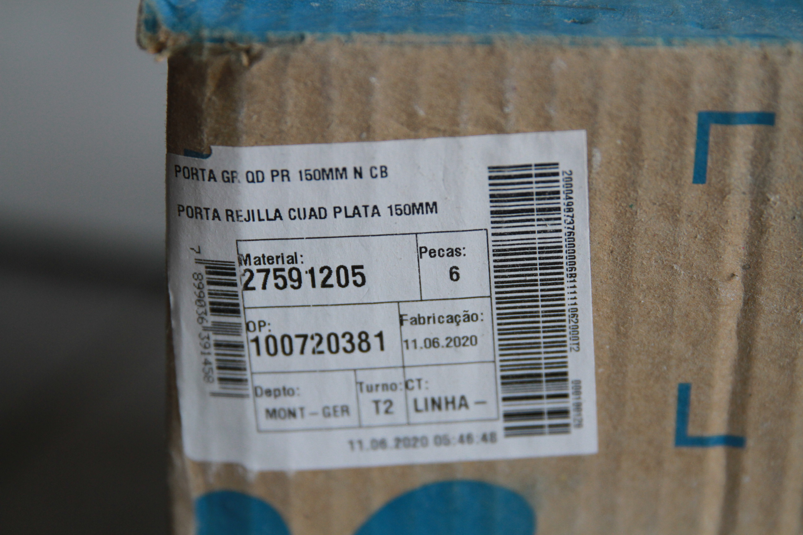 Suporte Ralo/Grelha 150mm CAIXA com 06 unidades