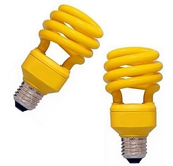 Lâmpada Eletrônica 26w 220v Espiral  Amarela Verde Azul