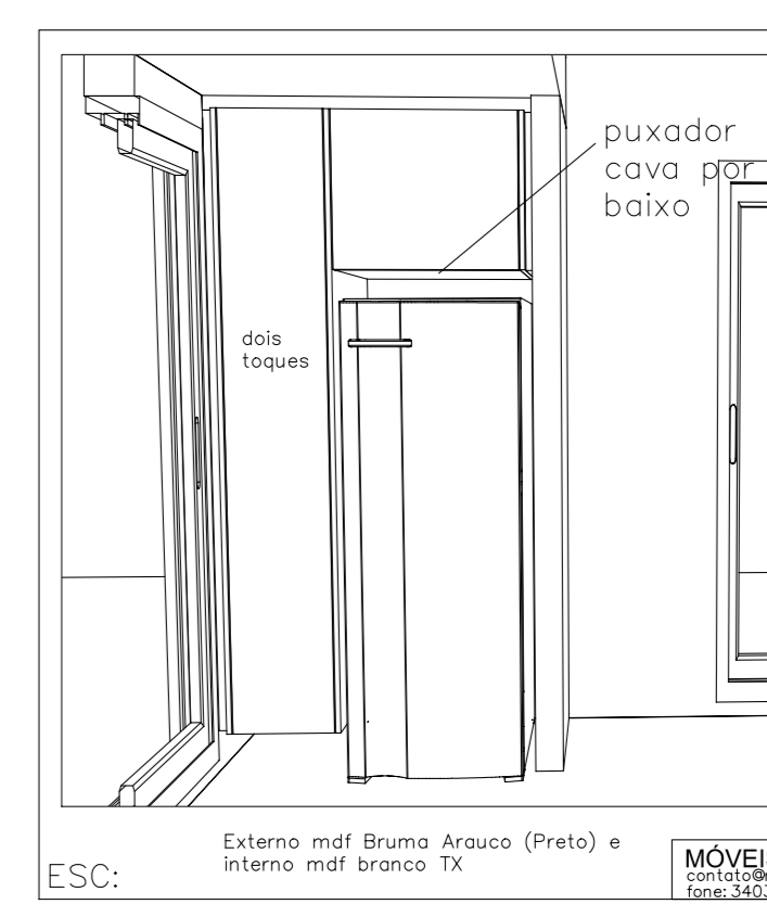 Armários para cozinha ou churrasqueira