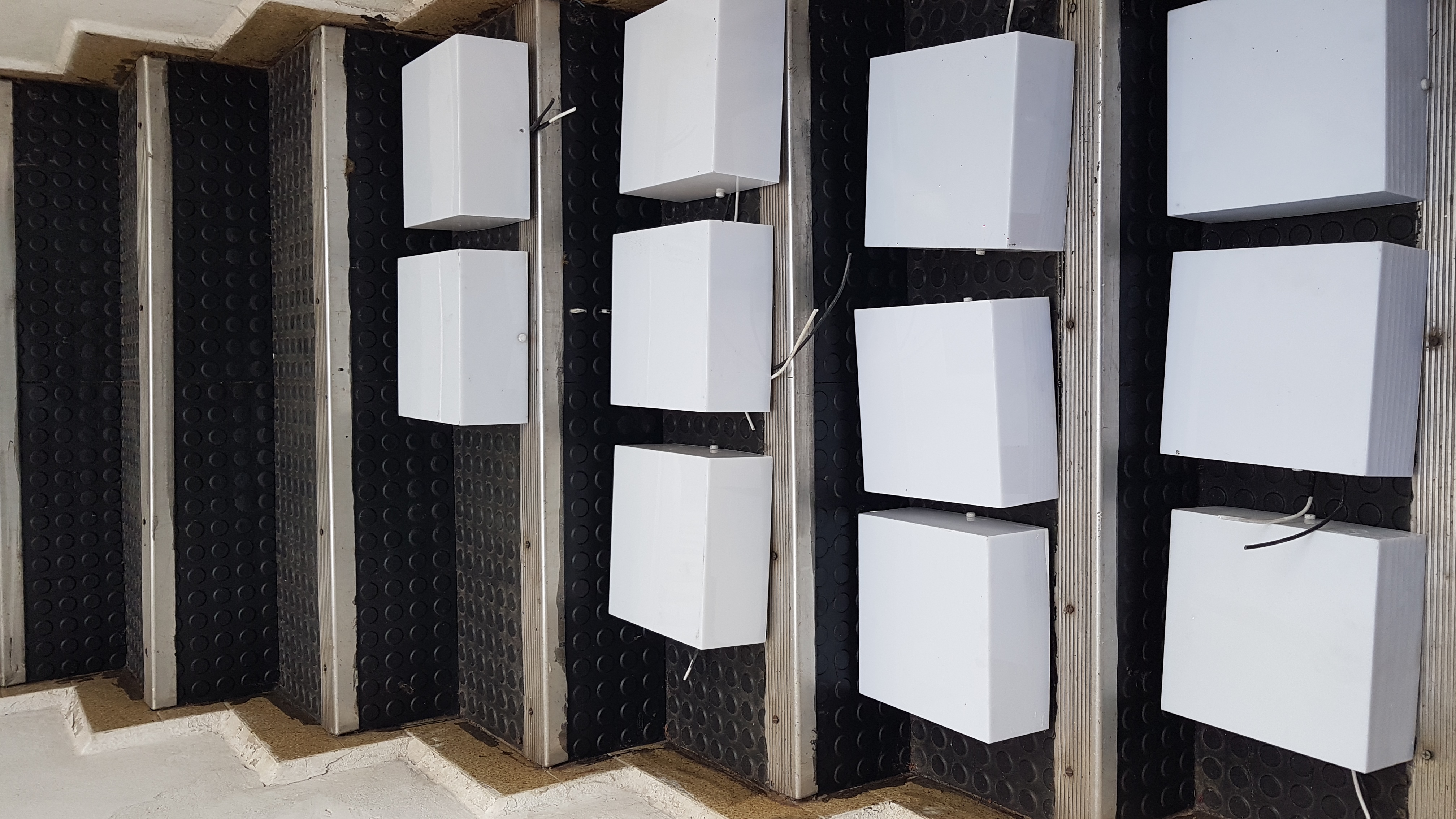 Plafon acrílico sobrepor luminária 20x20x8 Liso branco leitoso