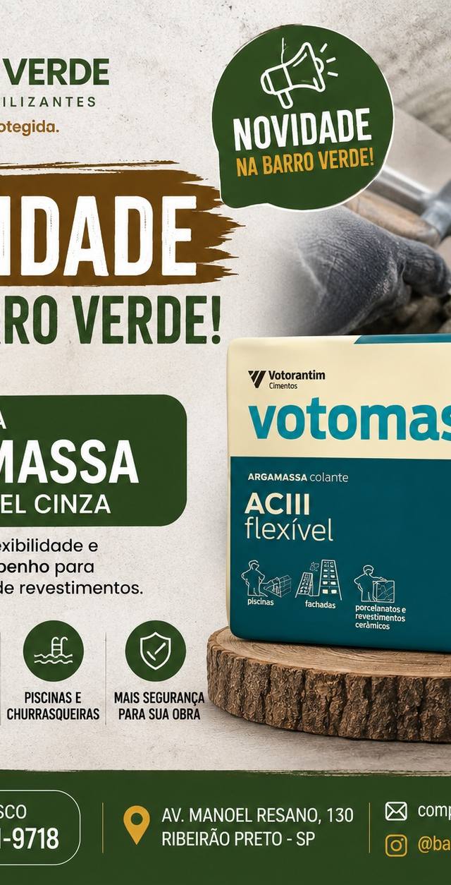 Argamassa Votomassa  ACIII - Cinza