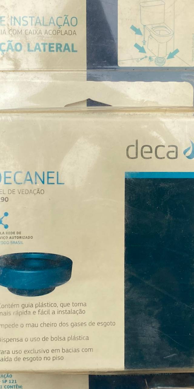 Kit de instalação para bacia com caixa acoplada Deca