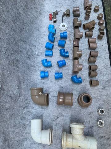Kit Conexões Água Quente Ou Fria, vendo mais de 30 peças