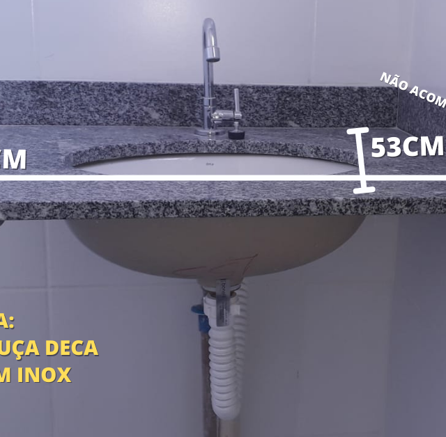 PIA para BANHEIRO EM GRANITO - SEM USO