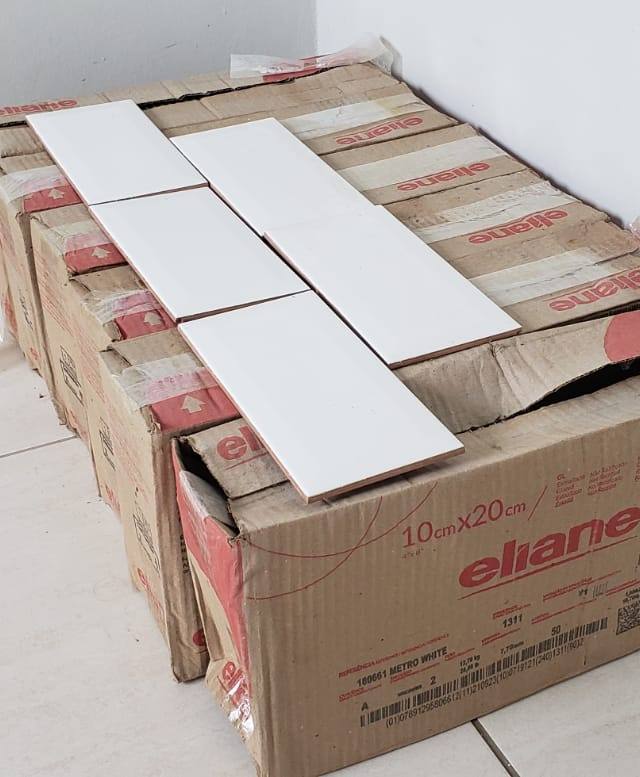 Revestimento Metro White Eliane 10x20