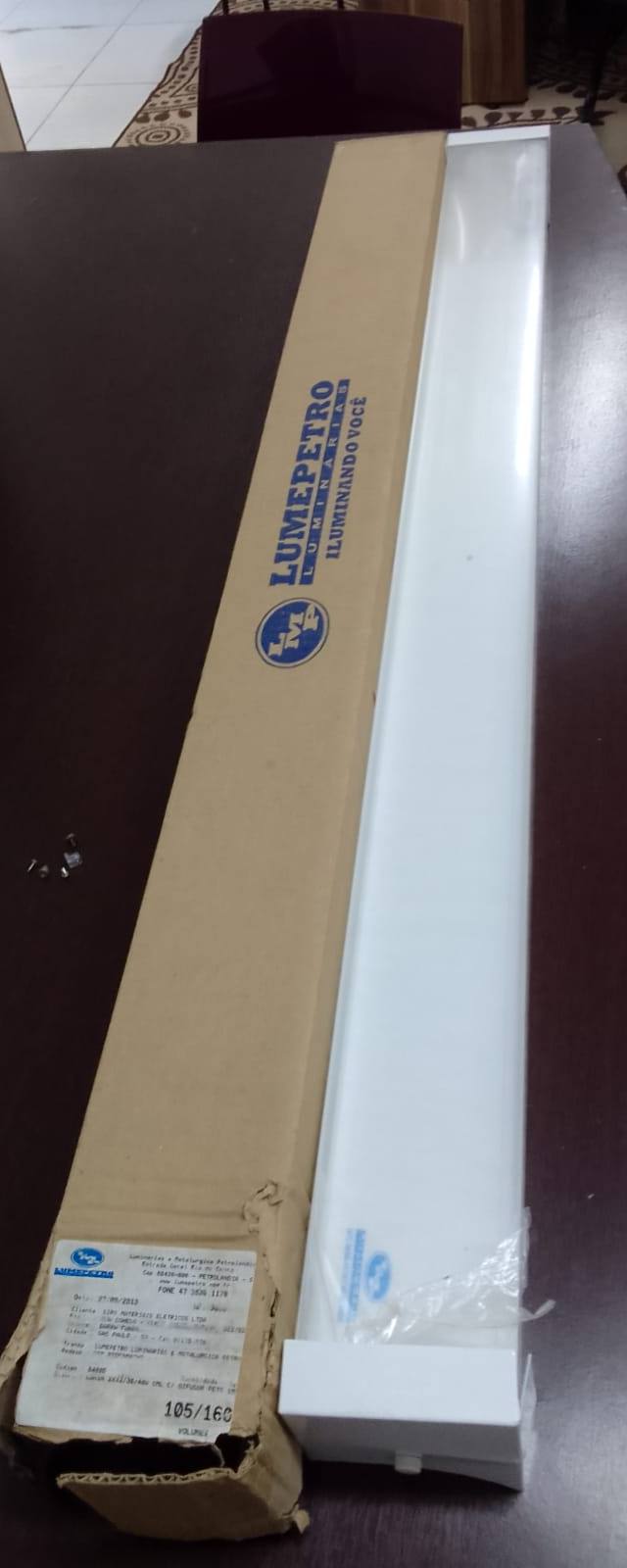 Luminária lumipetro 2x32 - sobrepor