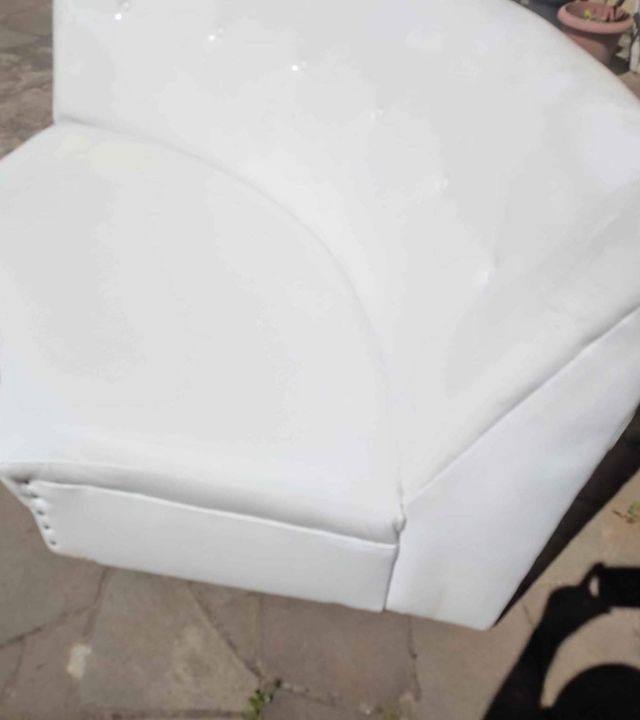 Sofa de canto em curva