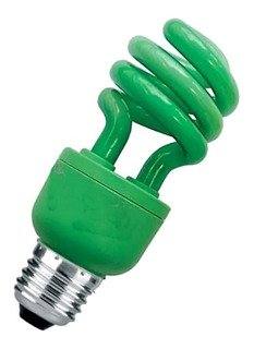Lâmpada Eletrônica 26w 220v Espiral Amarela Verde Azul