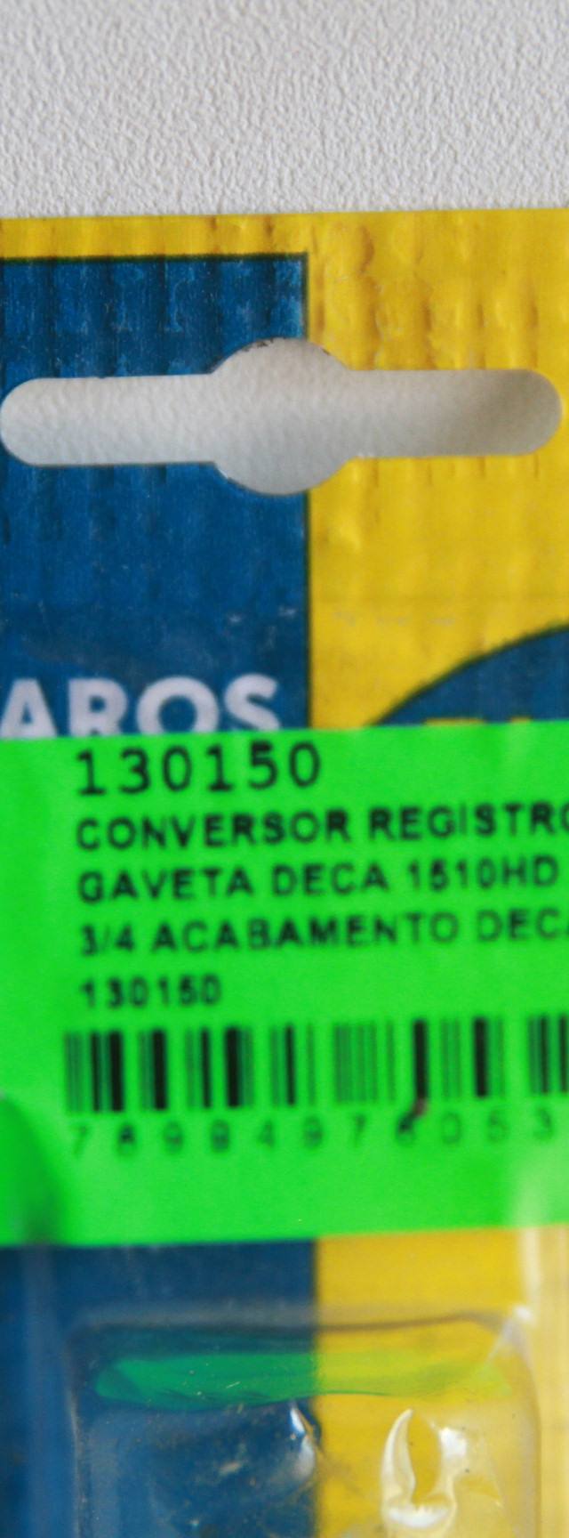 Conversores registro gaveta diversos 1/2 - 3/4 BLUKIT  (09 UNIDADES)