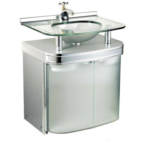 Gabinete Cris Master 961 62,5x46x71cm com cuba moldada Cris-Metal